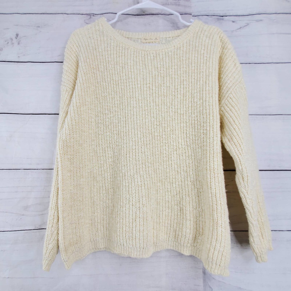 Rylee + Cru Crew Neck Long Sleeve Pullover Sweater